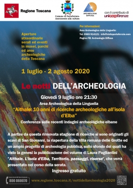 Notti dell'archeologia della Regione Toscana a Portoferraio
